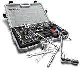 Denali 104-Piece 1/4-, 3/8-, and 1/2-Inch Drive Socket Set, SAE/Metric