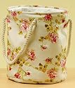 WÄSCHESACK ROSEN WÄSCHEKORB SPIELZEUGBOX WÄSCHETONNE H 40 CM