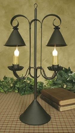 Reproduction Primitive Lamp ~ Double Lamp with Hanging ...