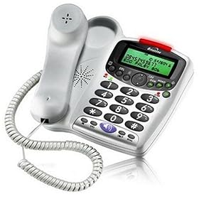 Binatone Speakeasy 6 Corded Big Button Telephone with Answering Machine in Silver