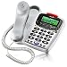 Binatone Speakeasy 6 Corded Big Button Telephone with Answering Machine in Silver