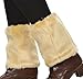 Simplicity Teenage Girl's Soft Stretchy Lightweight Furry Leg Warmers