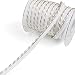3 Yards of Elisa White & Gold Corded Piping, Made in Germany