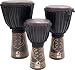 Toca Synergy Black Mamba Djembe with Bag and Djembe Hat, 10 In