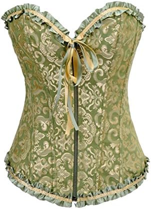 AliceCorset Women's Sexy little cute style Zip waist corset with G-string XX-Large