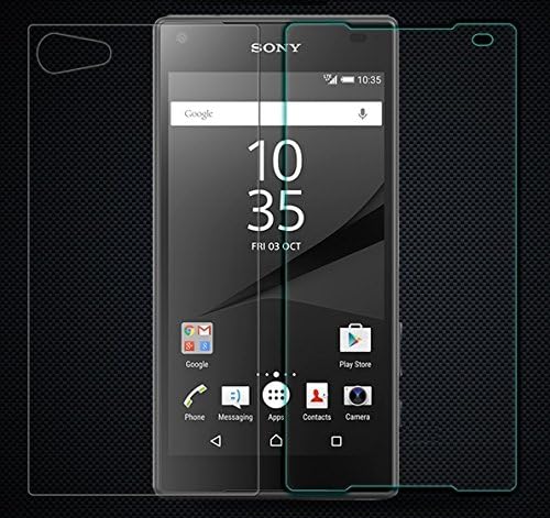 HYAIT Ultra-thin Tempered Glass Screen Cool Ultra-thin Front + Back Cover Protector for Sony Xperia Z5 MINI
