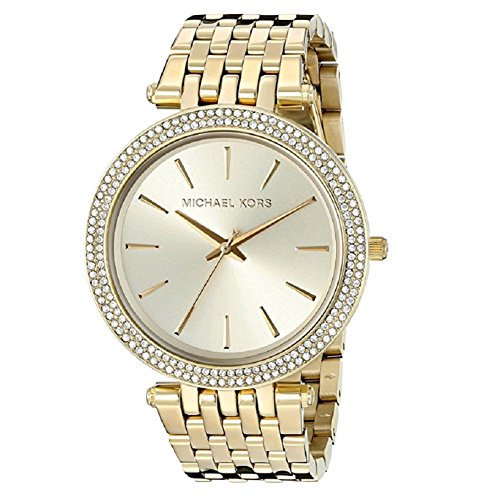 Generic Michael Kor Women's Water resistant Stainless Steel Gold-Tone Quartz Watch MK3191