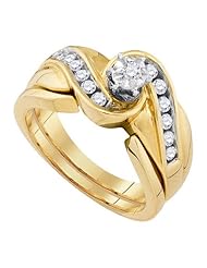 0.33CT-DIA RD-CENTER BRIDAL SET