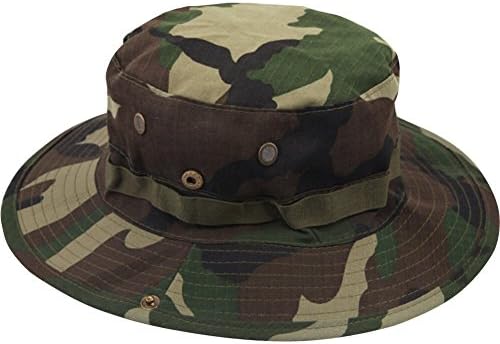 YUTIA Men's Outdoor Activties Fishing Camouflage Military Boonie Hat Wold Camouflage