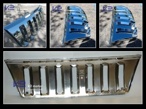 99 00 01 02 03 Jeep Grand Cherokee Chrome Grill Grille 00 01 02