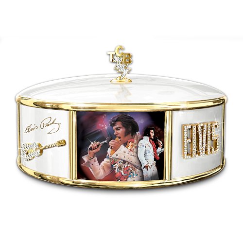 King Of Rock 'N' Roll Music Box: Elvis Presley Collectible by Ardleigh Elliott