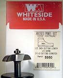 PART #5950 COVE STYLE RAISED PANEL ROUTER BIT 2-1/2 DIA X 3/4 CL X 1/2 SHANK X 1 REVEAL