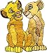 Disney Lion King Movie - 3.25 Baby Simba & Nala Patch