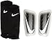 Nike Mercurial Lite Soccer Shin Guards (X-Large) Black, Light Bone