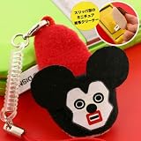 Amazon：携帯　ディズニー×文原聡(ゴールデンエッグス)★キュービックマウス★パペクリーン携帯ストラップ(ミッキーマウス)DIZ-4-01