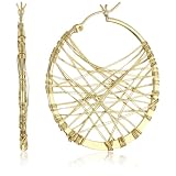 Amanda Sterett Angela Gold Hoop Earrings