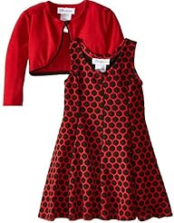 Girls General Print   Cotton/Spandex/Taffeta/Velvet  Dress With a Bow(s) and a Ribbon  and Ruffles