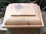 6x6 Round Cedar Post Cap [CAPITOL CITY LUMBER]