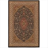 Couristan Izmir 5 x 8 All Over Heriz Ebony Area Rug