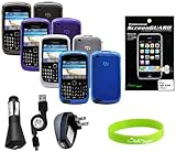 CrazyOnDigital Cases Charger Screen Protector For Blackberry Curve 9300