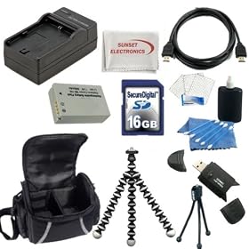 SSE Premium Point & Shoot Package for Canon Powershot Elph 500 HS, Elph 510 HS, Elph 520 HS, Elph 530 HS Digital Cameras. Includes: Replacement NB-9L Battery + Rapid Charger, Carrying Case, 16gb SDHC Memory Card, HDMI Cable and more...