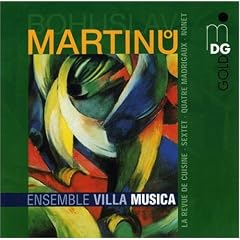 Bohuslav Martinu Chamber Music by Bohuslav Martinu, Dag Jensen, Ulf Rodenhauser, Ensemble Villa Musica, and Ingo Goritzki (Audio CD - 2007)