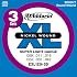 D'Addario EXL120-3D／3セットパック　ダダリオ エレキギター弦