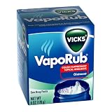 Vicks VapoRub Topical Cough Suppressant Ointment 6-Ounce Jars (Pack of 2)