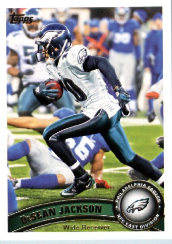 2011 Topps Football Card # 268 DeSean Jackson - Philadelphia Eagles - NFL Trading Card in a Protective Case!
