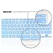 iBenzer MKC01LBL Macaron Series Keyboard Cover for MacBook Pro 13