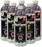 Nu-Flame Liquid Ethanol Fireplace Fuel 6-1 Liter Bottles