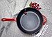 Enameled Cast Iron Fry Pan, Metallic Red (10 inch) - Utopia Kitchen