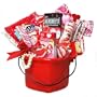 Valentines Day Hearts Basket of Candy - Gift Idea for Kids