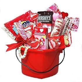 Valentines Day Hearts Basket of Candy - Gift Idea for Kids by Gifts-to-Impress