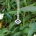 Sterling Silver Art Deco Pendant with Opal Triplet