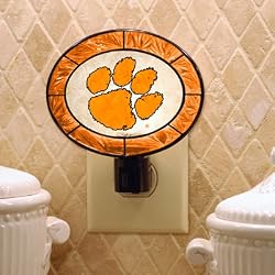 Clemson - Art Glass Nightlight