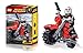 BIGOCT® Marvel DC Super Heroes Action Mini Figure with Vehicle Motorcycle (Lot of 16)