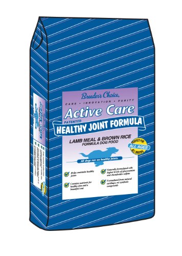 Breeder's Choice Active Care Healthy Joint Formula Lamb Meal and Brown Rice Dog Food, 30-Pound