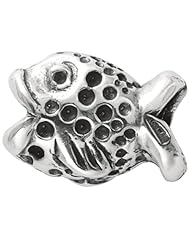 925 Sterling Silver Fish Bead, For Chamilia, Pandora, Biagi, Personality, Reflections And More Charm Bracelets