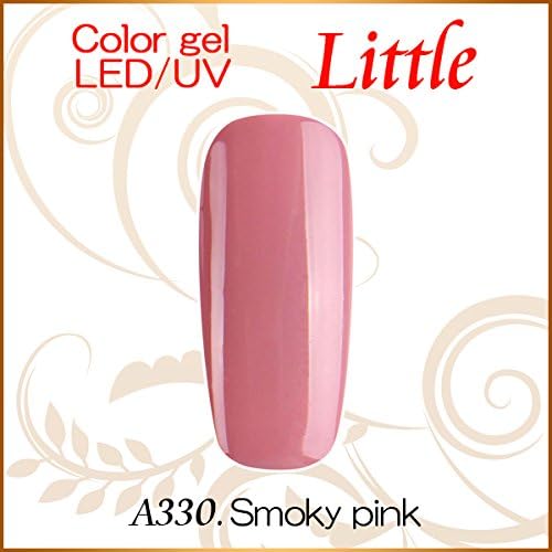 日本初！ライナーとショート刷毛が選べるColor Gel LED UV Soak Off 5ml Little Smoky pink A330