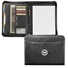 Millennium Leather Zippered Padfolio Black 9500-10BK