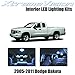 XtremeVision Dodge Dakota 2005-2011 (8 Pieces) Cool White Premium Interior LED Kit Package + Installation Tool