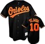 Miguel Tejada Black Majestic MLB Alternate Replica Baltimore Orioles Jersey