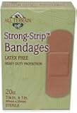 All Terrain 20-Count Heavy Duty Strong Strip Bandage, 1.0 x 3.25-Inch