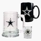 Review Great American Products  / Dallas Cowboys 15 oz. Tankard, 15 oz. Ceramic Mug and 2 oz. Shot Glass Set