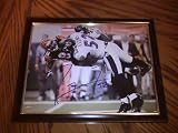 RAY LEWIS AUTOGRAPHED 8X10 PHOTO BALTIMORE RAVENS COA
