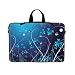 14 14.1 inch Blue Swirl Design Laptop Sleeve with Hidden Handle & D Ring Hook Eyelets for Shoulder Strap Bag Carrying Case for 14″ 14.1″ Acer, Asus, Dell, Hp, Sony, Toshiba, Lenvono, IBM, Panasonic and similar size notebook | Review & Best Price