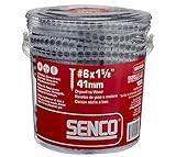 Senco 06A162P DuraSpin Number 6 by 1-5/8-Inch Drywall to Wood Collated Screw (1,000 per Box) [並行輸入品]