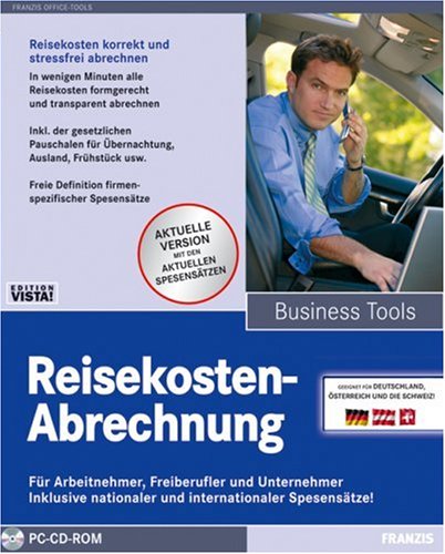 Reisekosten-Abrechnung, CD-ROM Für Arbeitnehmer, Freiberufler und Unternehmer. Inkl. nationaler und internationaler Spesensätze!. Reisekosten korrekt und stressfrei abrechnen. Für Windows Vista, XP by Pinnau