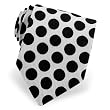 Men's Proficiency Silk Tie by Principessa in Silver